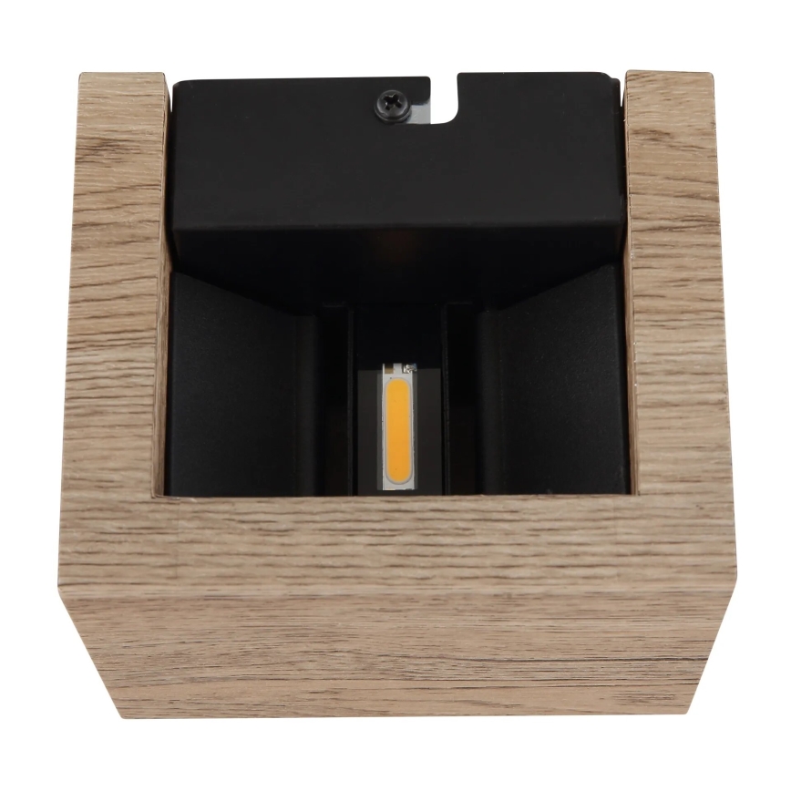Globo - LED Zidna lampa LED/8W/230V braon