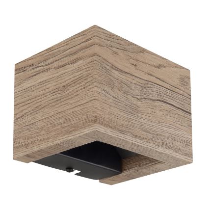 Globo - LED Zidna lampa LED/8W/230V braon