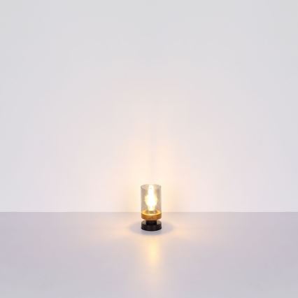 Globo - Stona lampa 1xE27/40W/230V metal/drvo