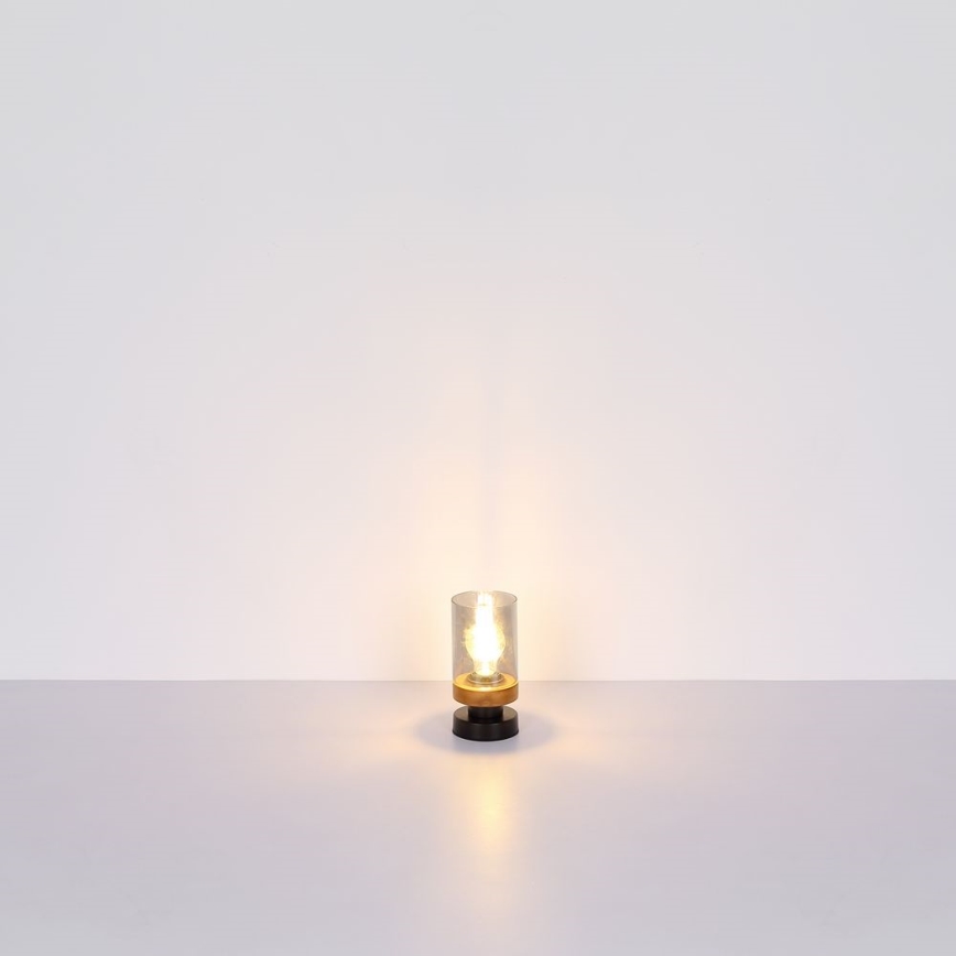 Globo - Stona lampa 1xE27/40W/230V metal/drvo
