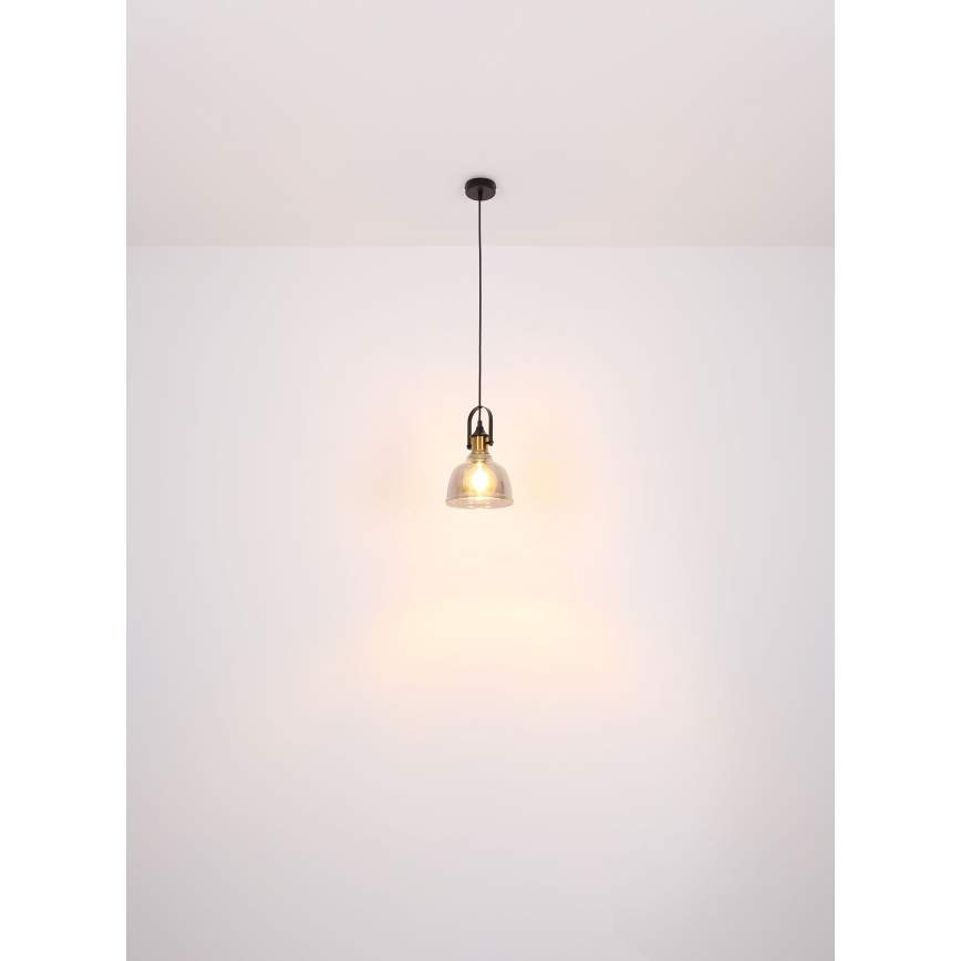 Globo - Luster na sajli 1xE27/60W/230V pr. 30 cm