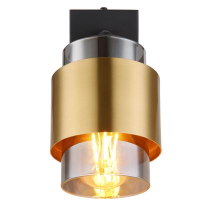 Globo - Zidna reflektorska lampa 1xE27/40W/230V crno/mesing