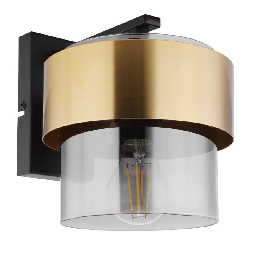 Globo - Zidna lampa 1xE27/60W/230V crno/mesing