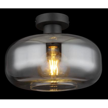 Globo - Nadgradni luster 1xE27/40W/230V pr. 28 cm sivo