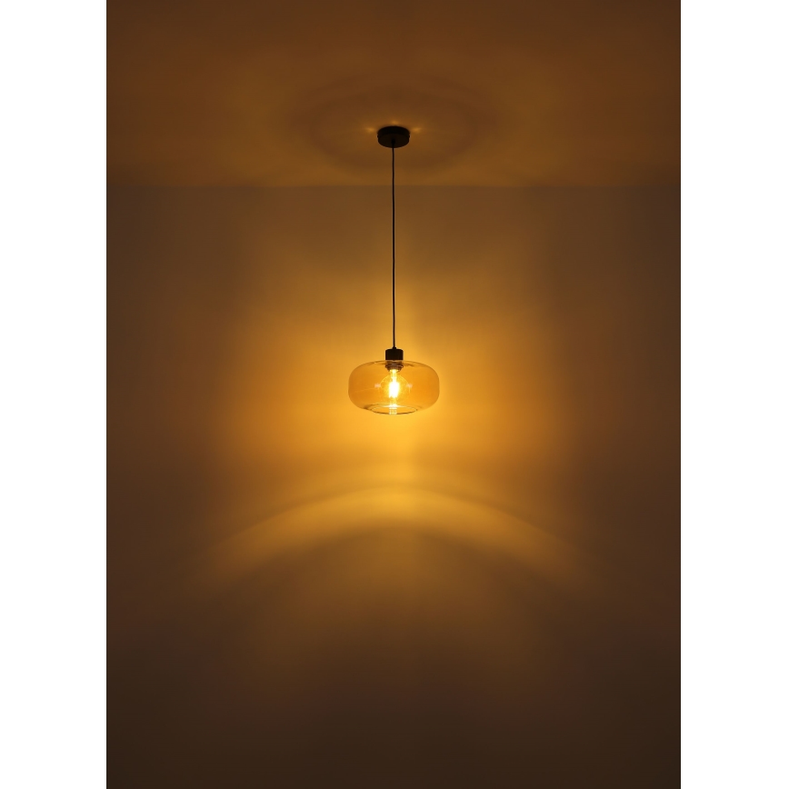 Globo - Luster na sajli 1xE27/40W/230V pr. 28 cm prozirna