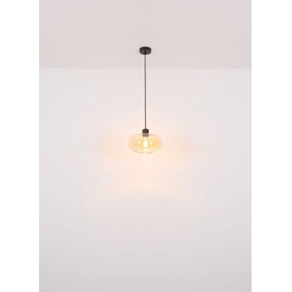 Globo - Luster na sajli 1xE27/40W/230V pr. 28 cm prozirna
