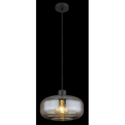 Globo - Luster na sajli 1xE27/40W/230V pr. 28 cm prozirna