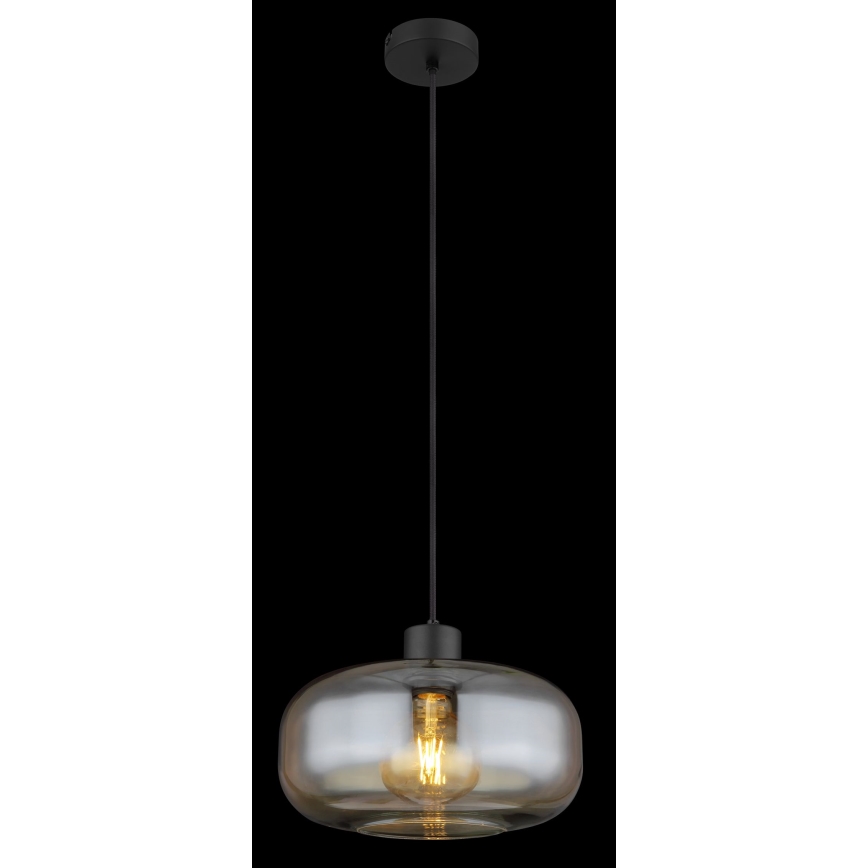 Globo - Luster na sajli 1xE27/40W/230V pr. 28 cm prozirna