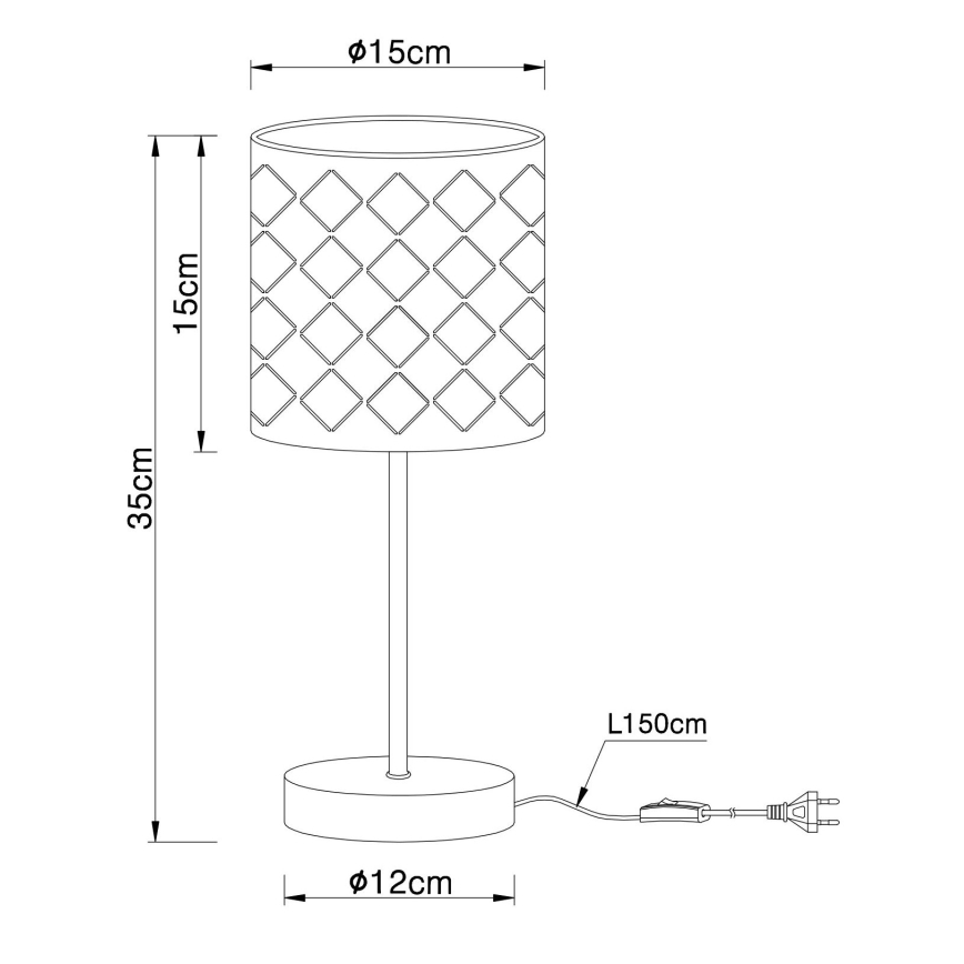Globo - Stona lampa 1xE14/40W/230V