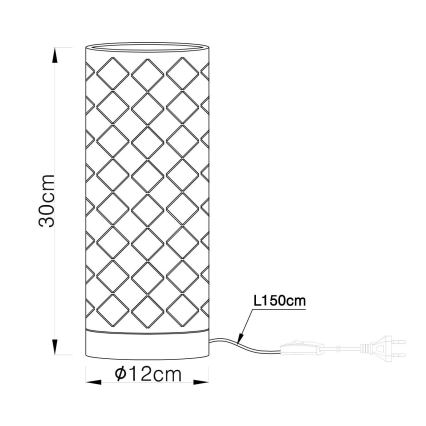 Globo - Stona lampa 1xE27/40W/230V