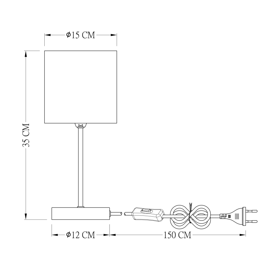 Globo - Stona lampa 1xE14/25W/230V