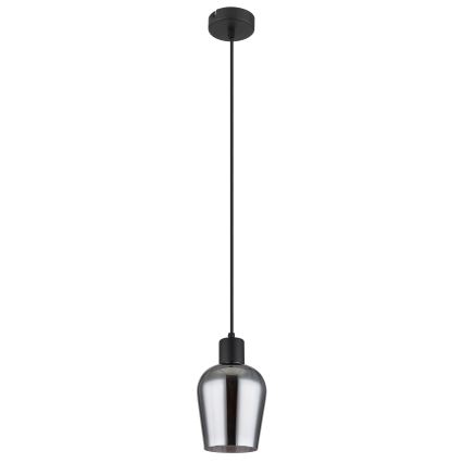 Globo - Luster na sajli 1xE27/40W/230V pr. 13,5 cm crno