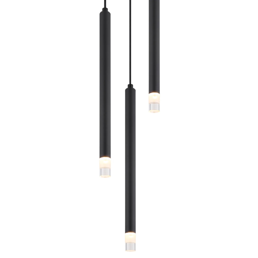 Globo - Luster na sajli 3xG9/4W/230V pr. 24 cm crno