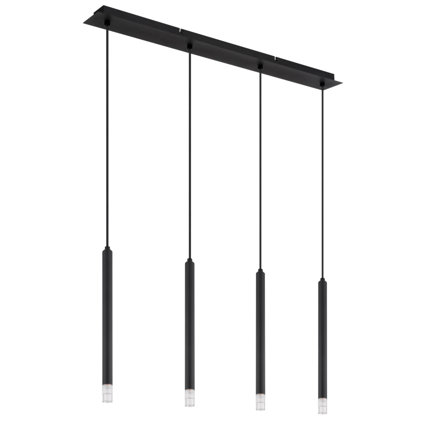 Globo - Luster na sajli 4xG9/4W/230V crno