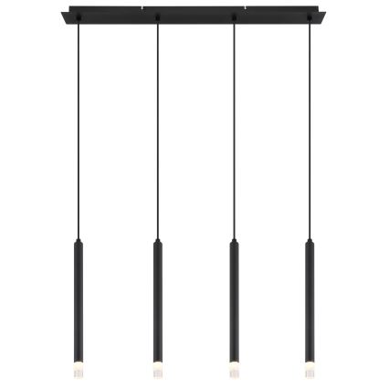 Globo - Luster na sajli 4xG9/4W/230V crno
