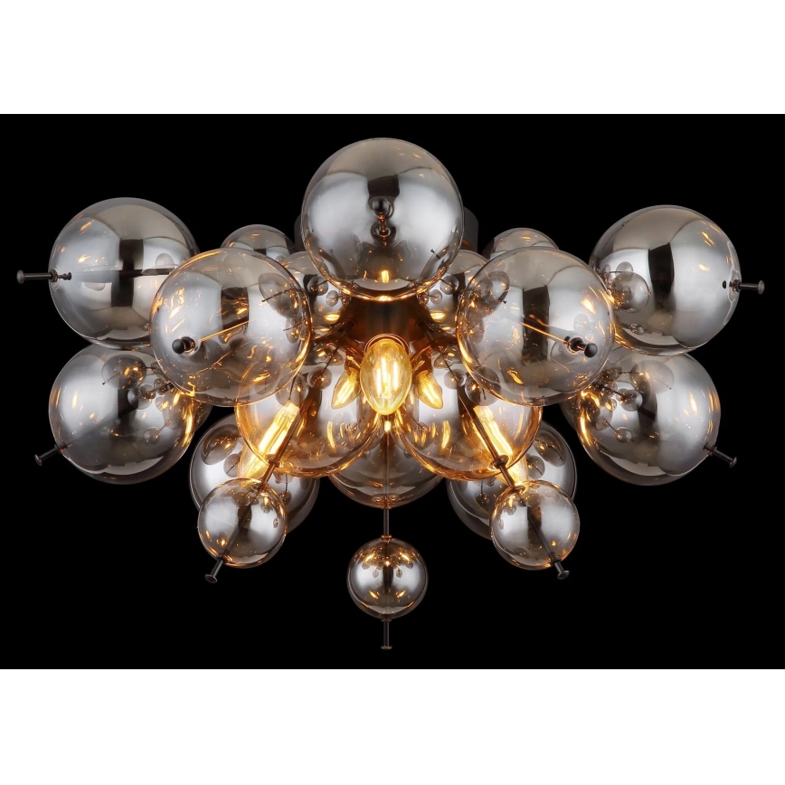 Globo - Nadgradni luster 3xE14/25W/230V pr. 55 cm crno