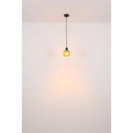 Globo - Luster na sajli 1xE27/25W/230V pr. 15 cm bakreno