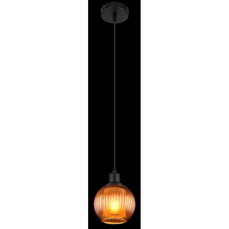 Globo - Luster na sajli 1xE27/25W/230V pr. 15 cm bakreno