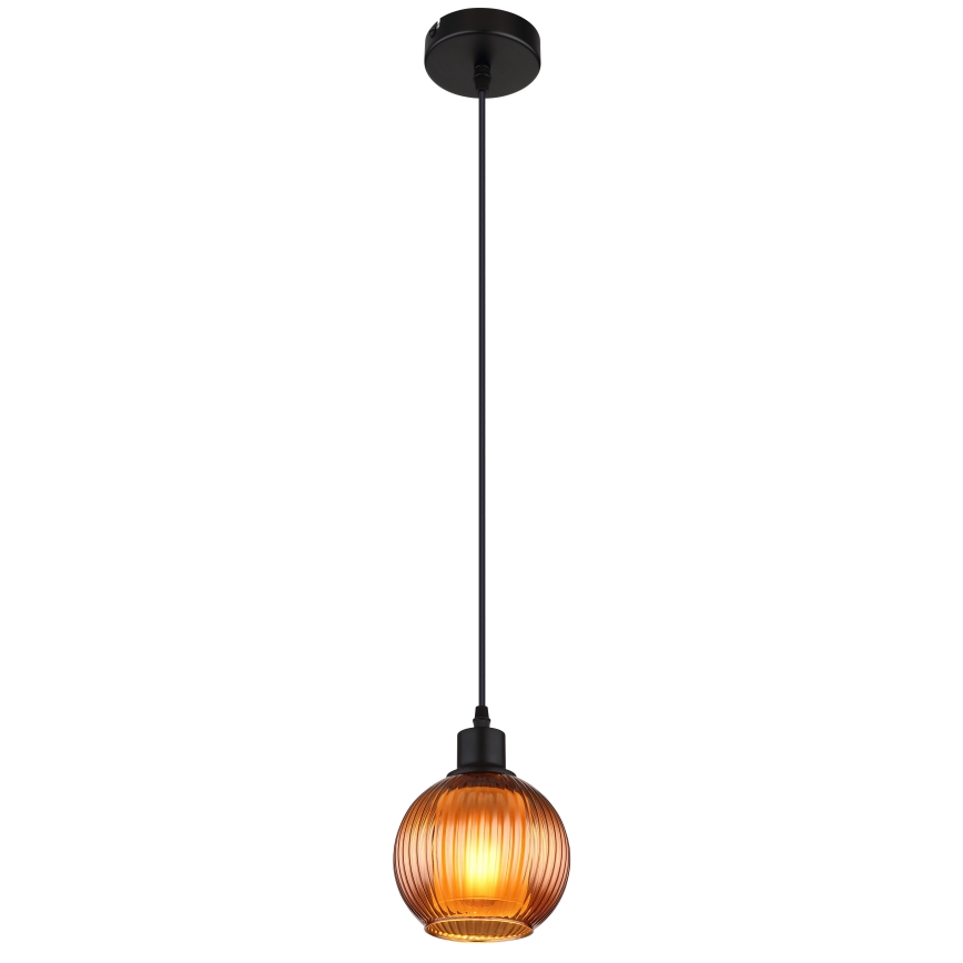 Globo - Luster na sajli 1xE27/25W/230V pr. 15 cm bakreno