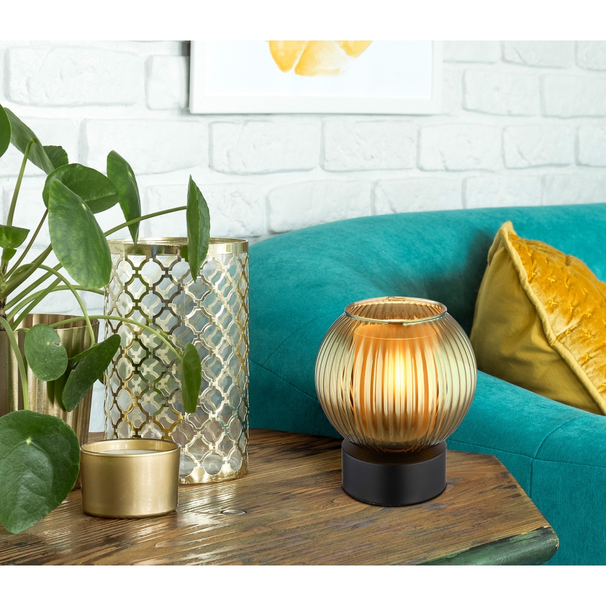 Globo - Stona lampa 1xE27/25W/230V pr. 15 cm zelena