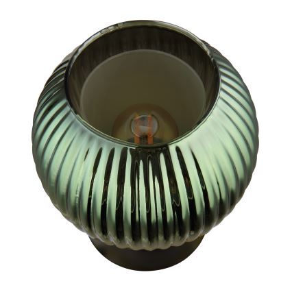 Globo - Stona lampa 1xE27/25W/230V pr. 15 cm zelena