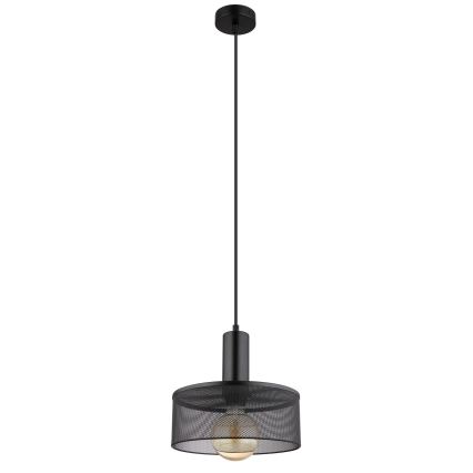 Globo - Luster na sajli 1xE27/60W/230V crno