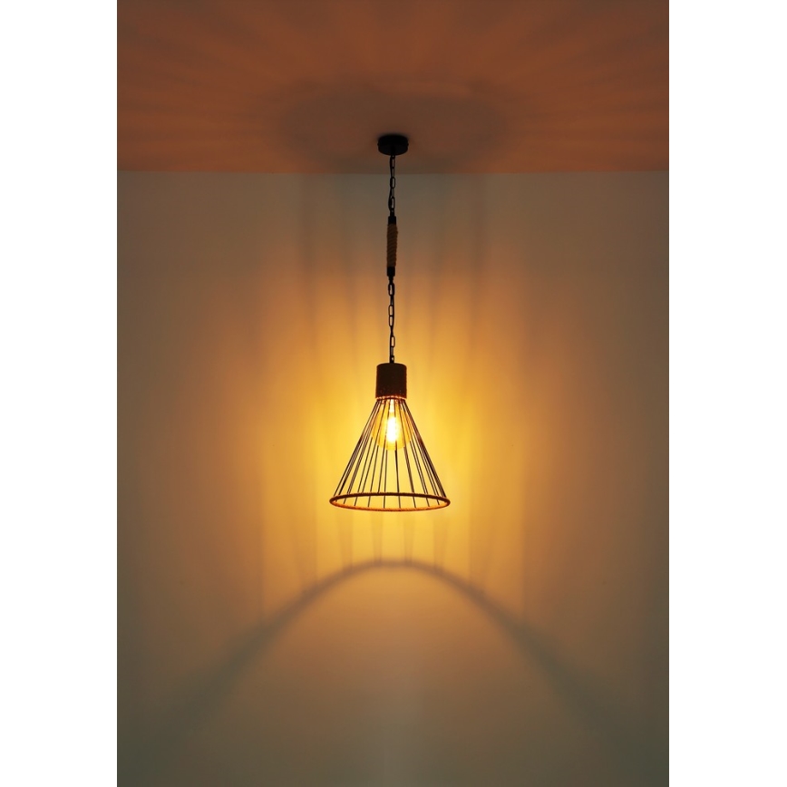 Globo - Luster na lancu 1xE27/60W/230V