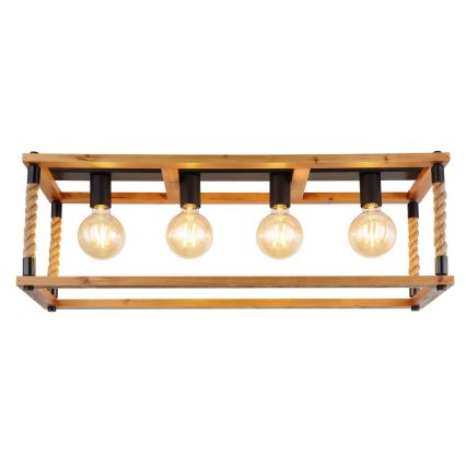Globo 15691-4D - Plafonjera VERNON 4xE27/60W/230V