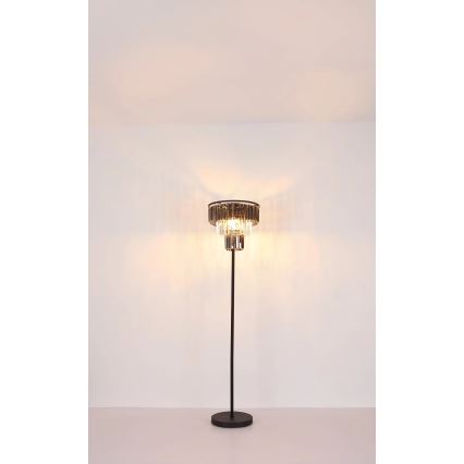 Globo - Podna lampa 3xE27/40W/230V pr. 40 cm crno