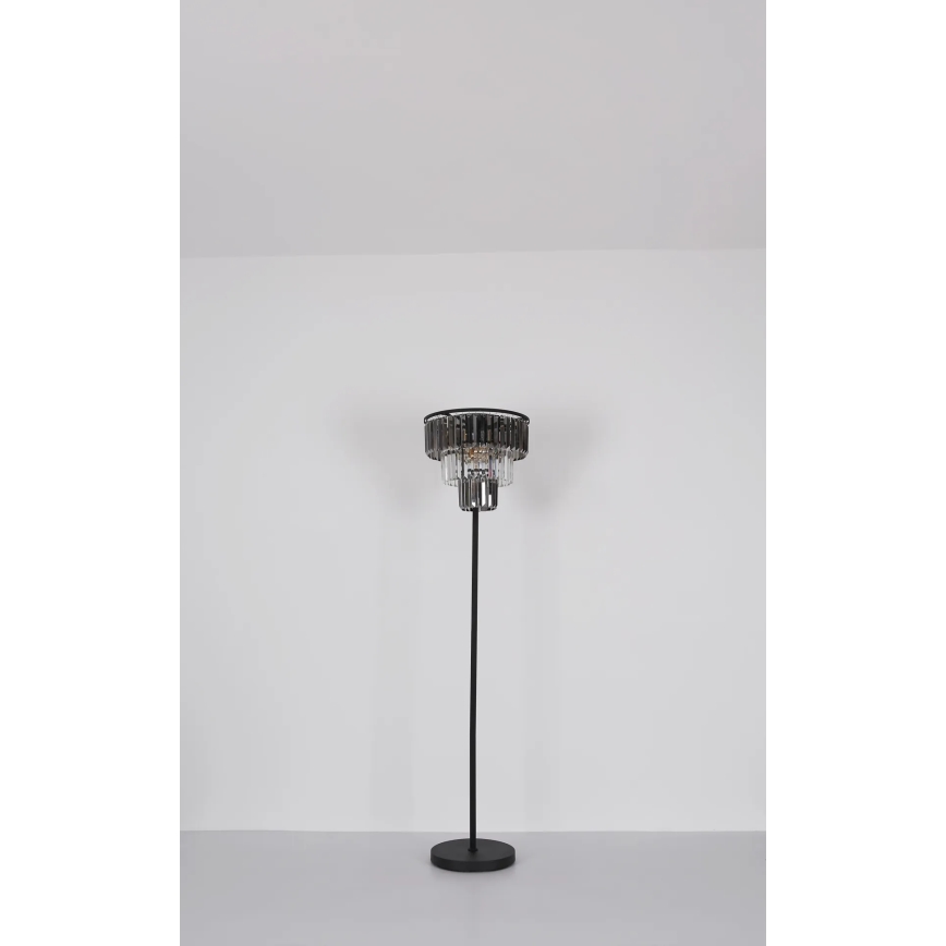 Globo - Podna lampa 3xE27/40W/230V pr. 40 cm crno