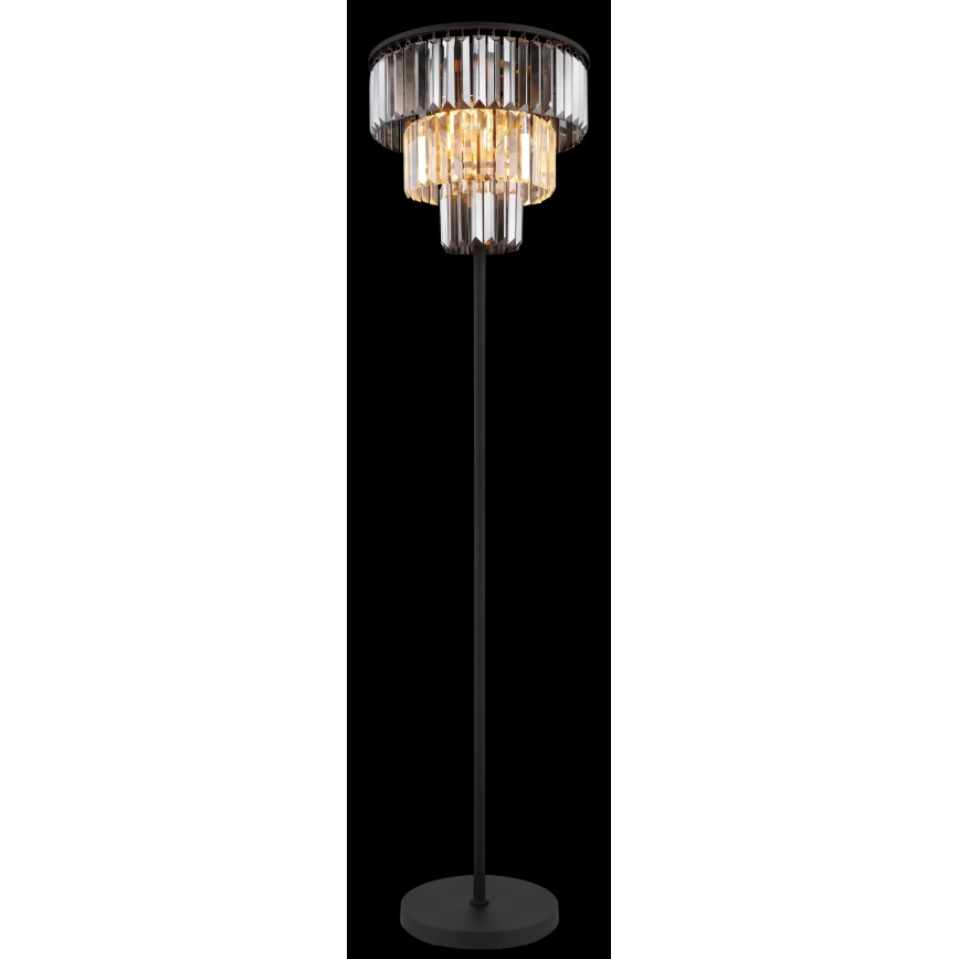 Globo - Podna lampa 3xE27/40W/230V pr. 40 cm crno