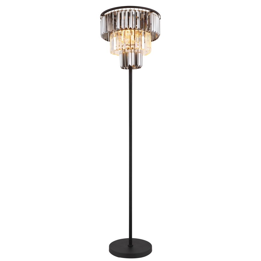 Globo - Podna lampa 3xE27/40W/230V pr. 40 cm crno