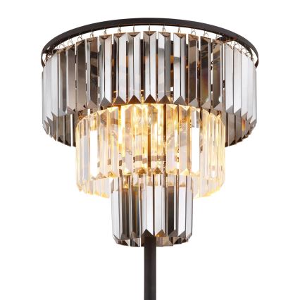 Globo - Podna lampa 3xE27/40W/230V pr. 40 cm crno