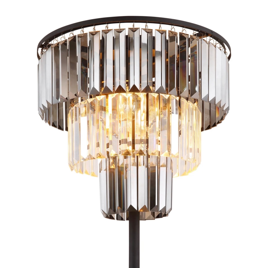 Globo - Podna lampa 3xE27/40W/230V pr. 40 cm crno