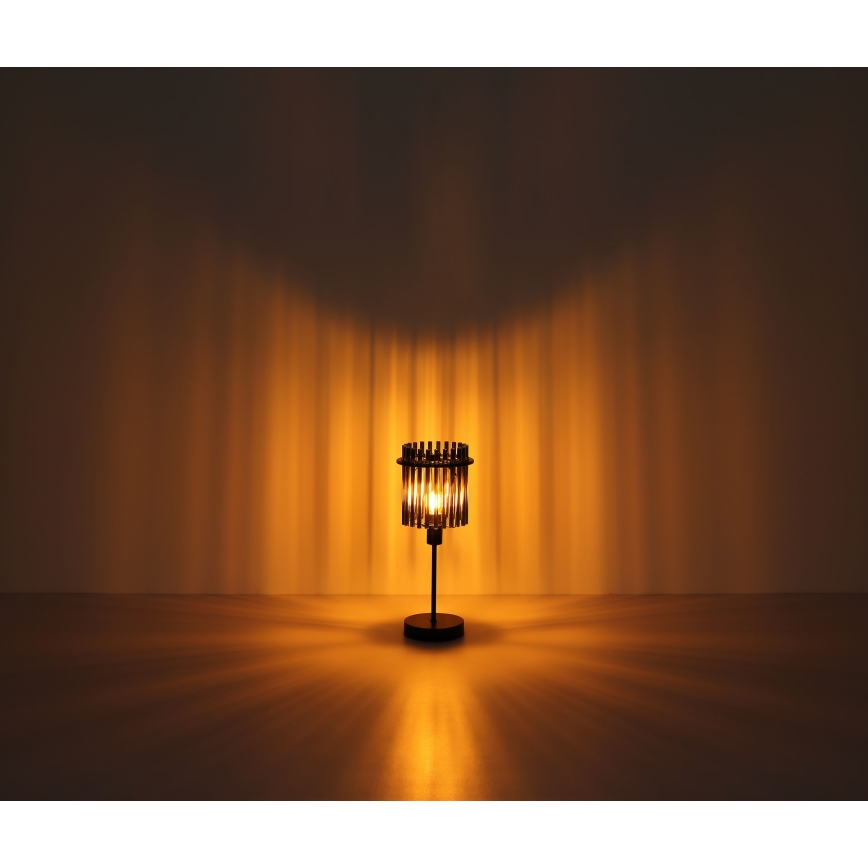 Globo - Stona lampa 1xE14/40W/230V pr. 15 cm crno