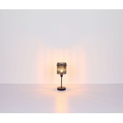 Globo - Stona lampa 1xE14/40W/230V pr. 15 cm crno
