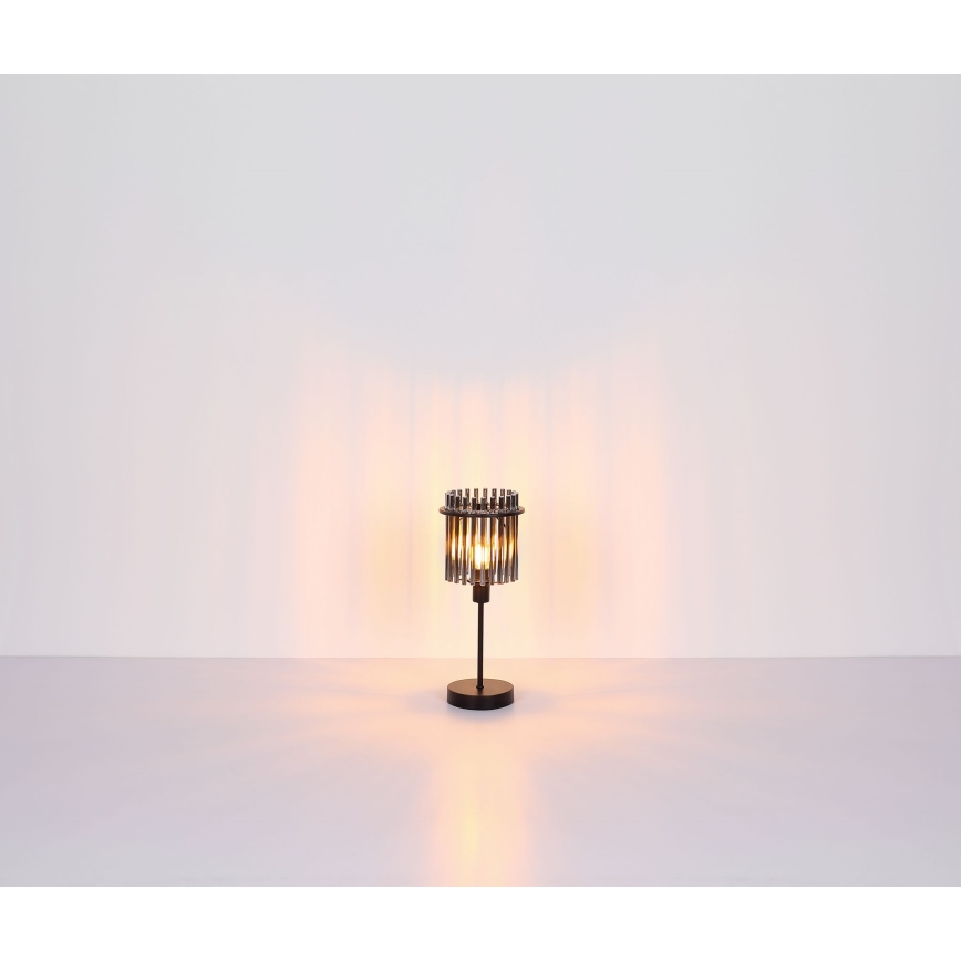 Globo - Stona lampa 1xE14/40W/230V pr. 15 cm crno