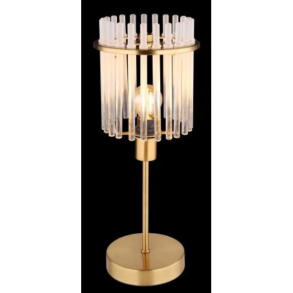 Globo - Stona lampa 1xE14/40W/230V pr. 15 cm zlatna