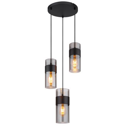 Globo - Luster na sajli 3xE27/60W/230V