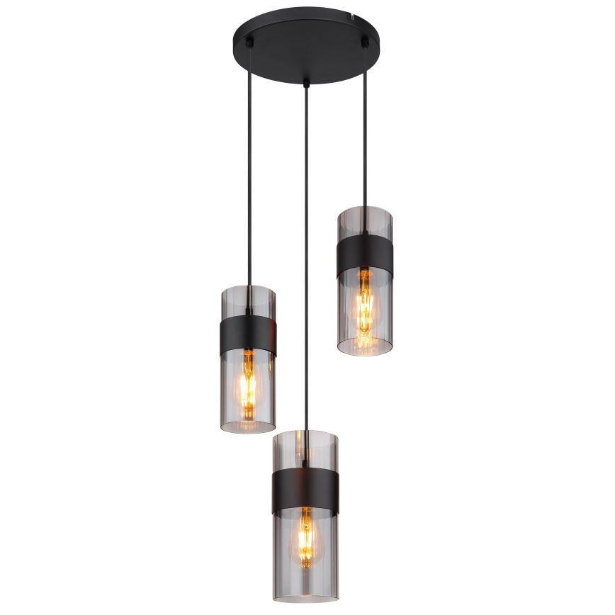Globo - Luster na sajli 3xE27/60W/230V