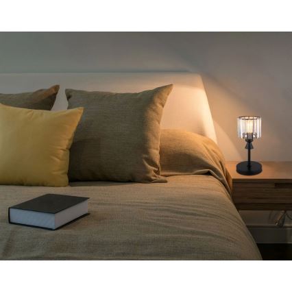 Globo - Stona lampa 1xE27/60W/230V pr. 15 cm crno