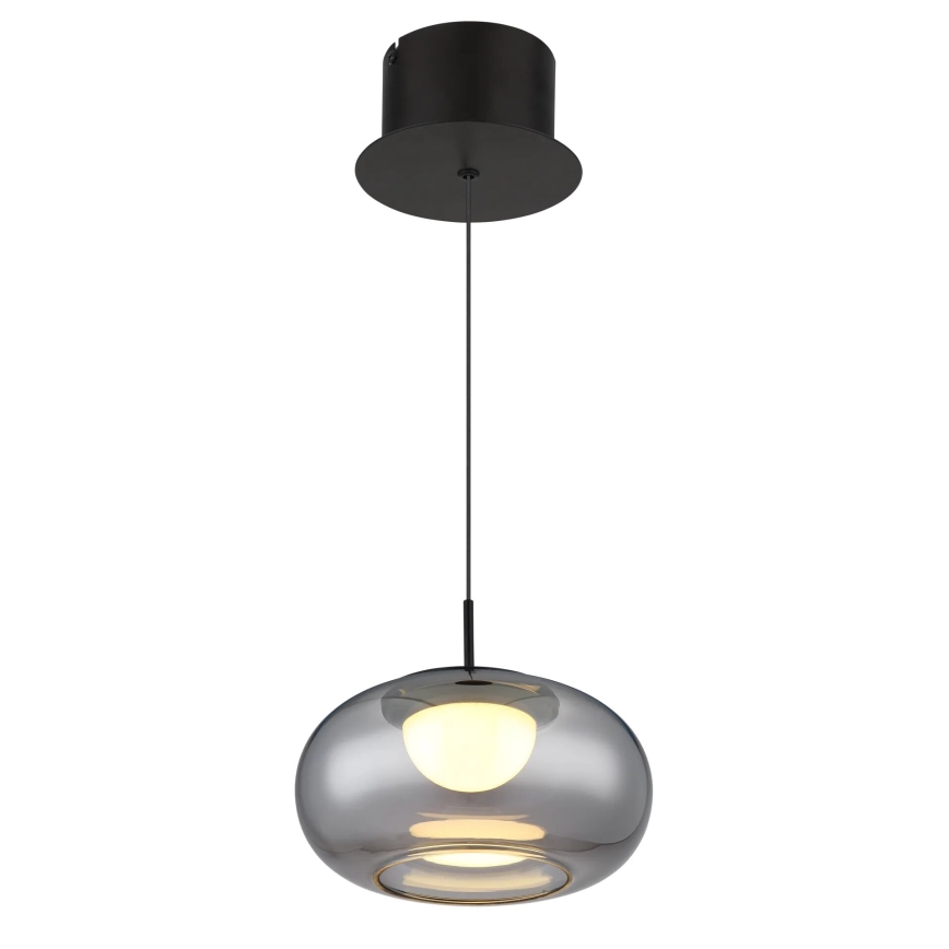 Globo - LED luster na sajli LED/6W/230V crno