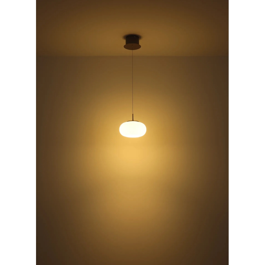 Globo - LED luster na sajli LED/6W/230V bela