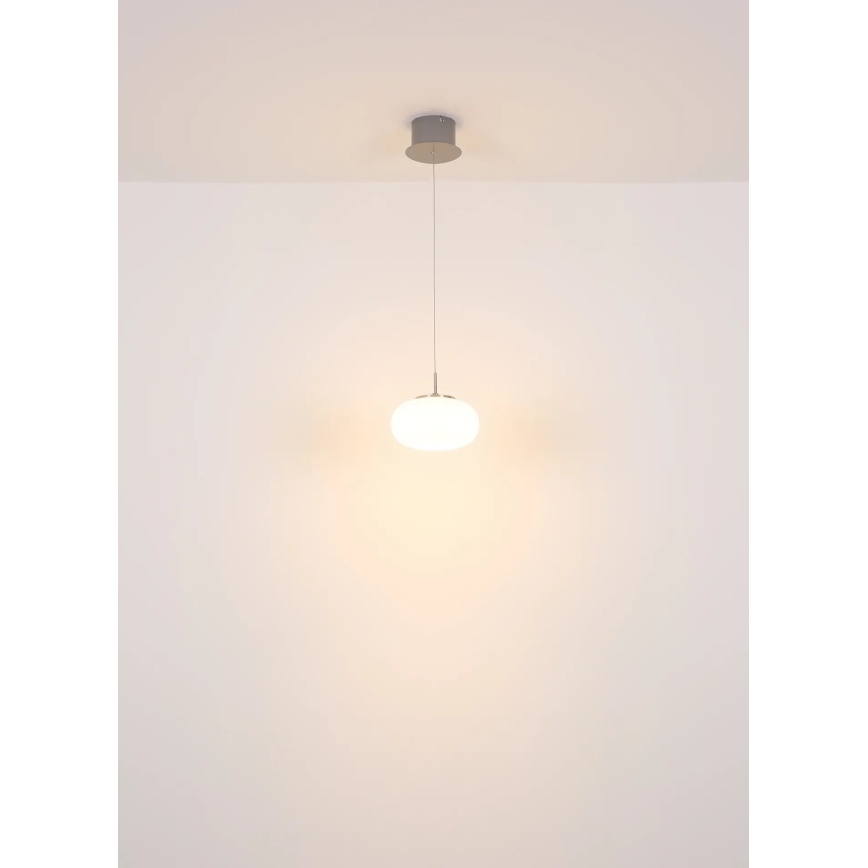 Globo - LED luster na sajli LED/6W/230V bela