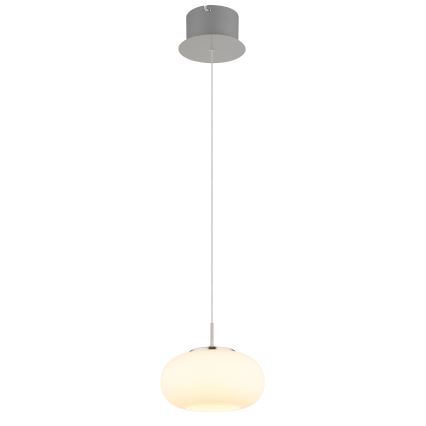 Globo - LED luster na sajli LED/6W/230V bela