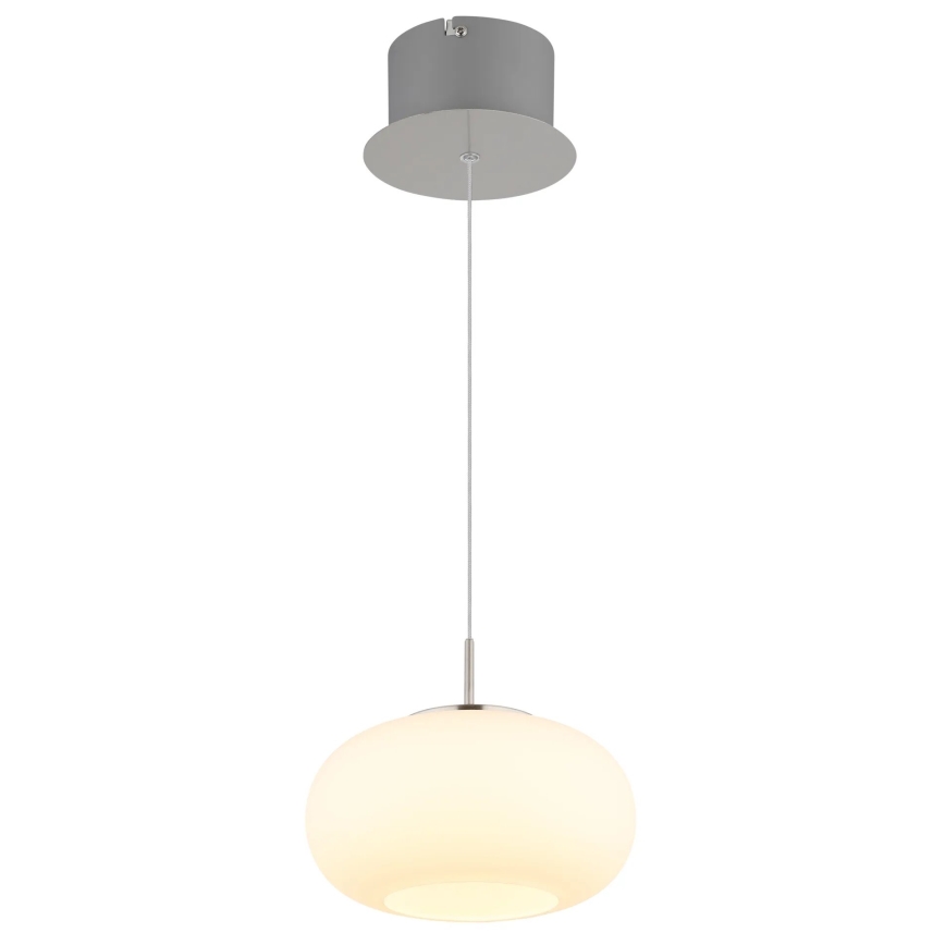 Globo - LED luster na sajli LED/6W/230V bela