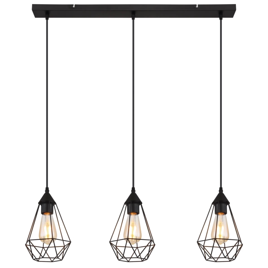 Globo - Luster na sajli 3xE27/60W/230V