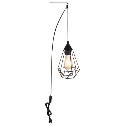 Globo - Luster sa utikačem za utičnicu 1xE27/60W/230V