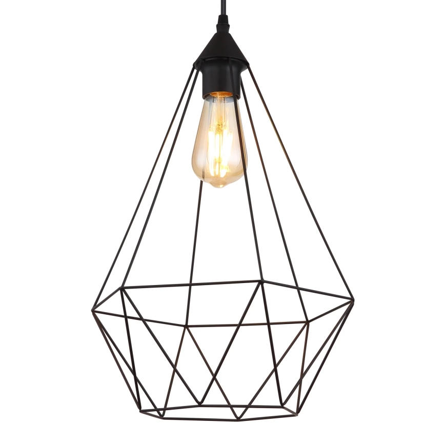 Globo - Luster na sajli 1xE27/60W/230V pr. 30 cm