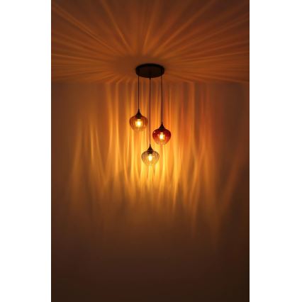 Globo - Luster na sajli 3xE27/60W/230V